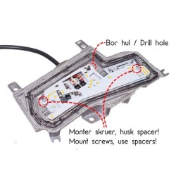 DUAL COLOR + FLASH - FEU DE POSITION SUPPLÉMENTAIRE - FEUX DE BROUILLARD LED SCANIA 2016+