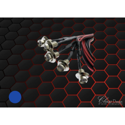 Lot de 5 Leds Intérieur de Cabine Bleu