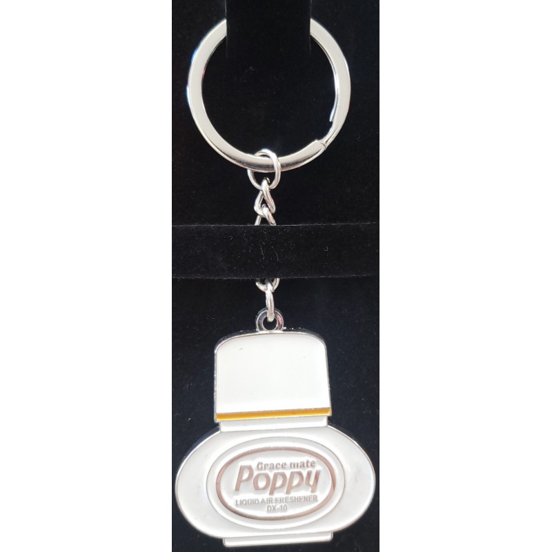 PORTE-CLÉ POPPY BLANC