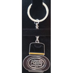 PORTE-CLÉ POPPY NOIR