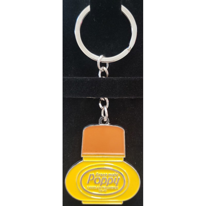 PORTE-CLÉ POPPY JAUNE - ORANGE