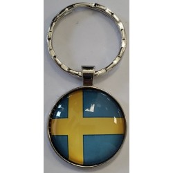 PORTE-CLÉ DRAPEAU SUÈDE