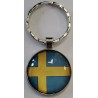 PORTE-CLÉ DRAPEAU SUÈDE