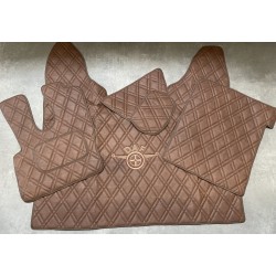 Tapis et Couvre Moteur DAF XF106 Gamme Deluxe Marron Gaufré