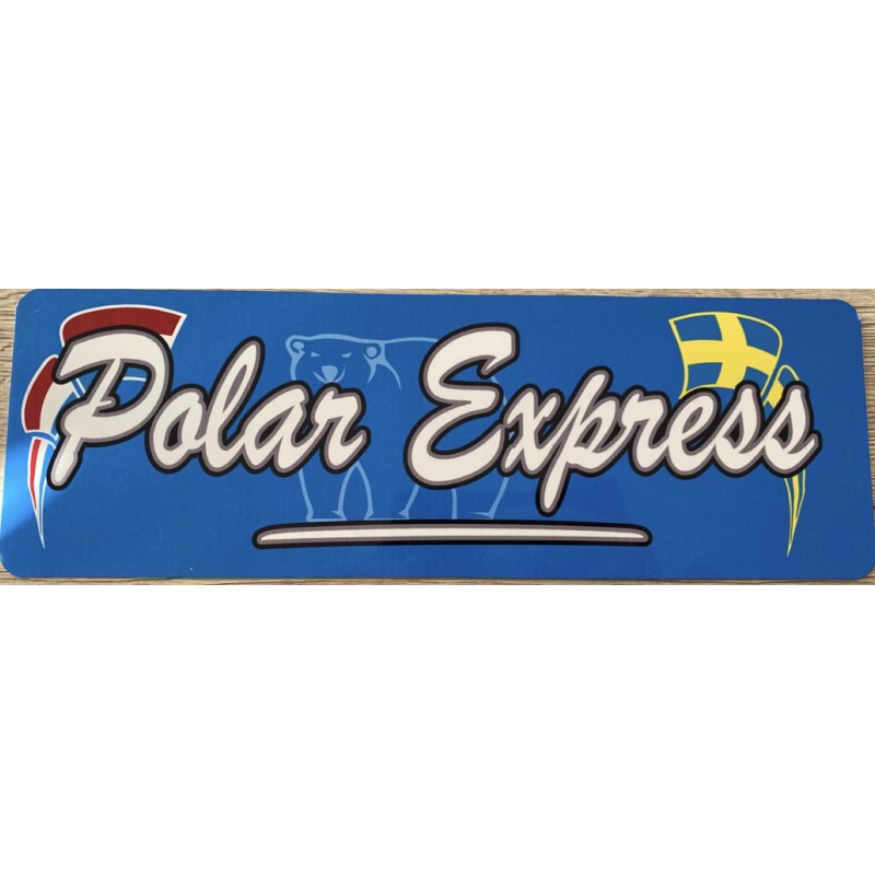 PLAQUE POLAR EXPRESS