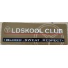 PLAQUE OLD SKOOL CLUB GOLD