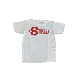 TEE SHIRT SUPER BLANC/ROUGE