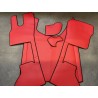 Tapis et Couvre Moteur Daf XG/XG+ Pneumatique Lisse Rouge Contours Noirs