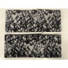 Paire d'embrases de rideaux en danois gris Paire d'embrases de rideaux en danois gris