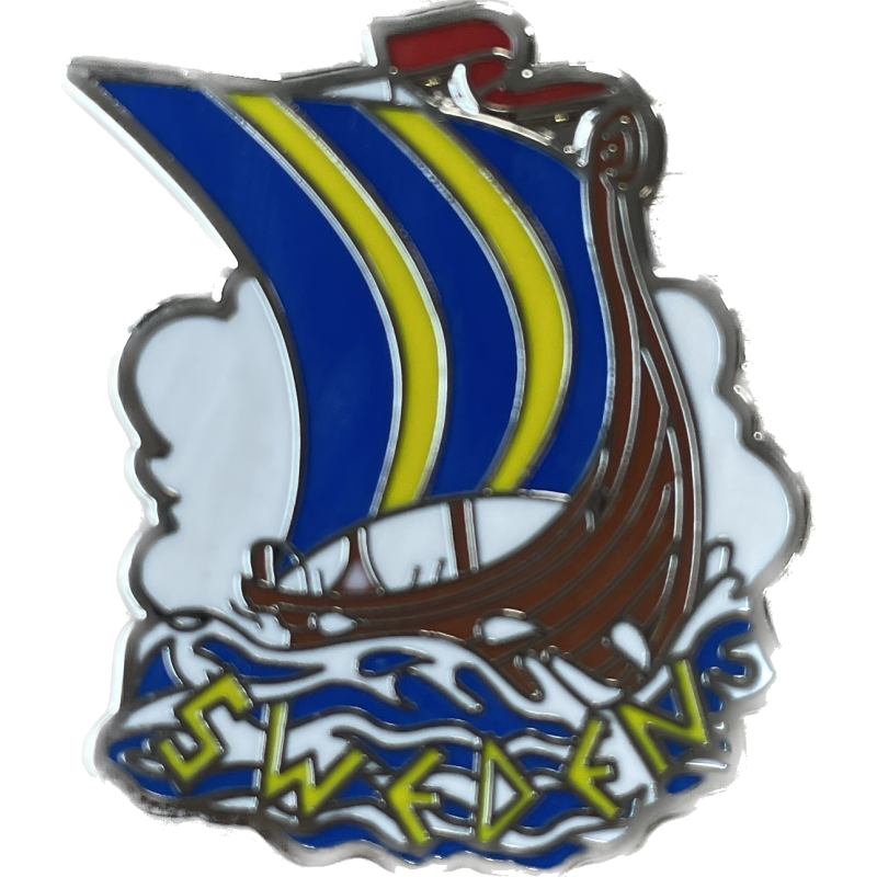 PINS DRAKKAR SWEDEN PENCHÉ - N°81