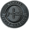 PINS MEMBER ZERO FUCKS CLUB - N°86