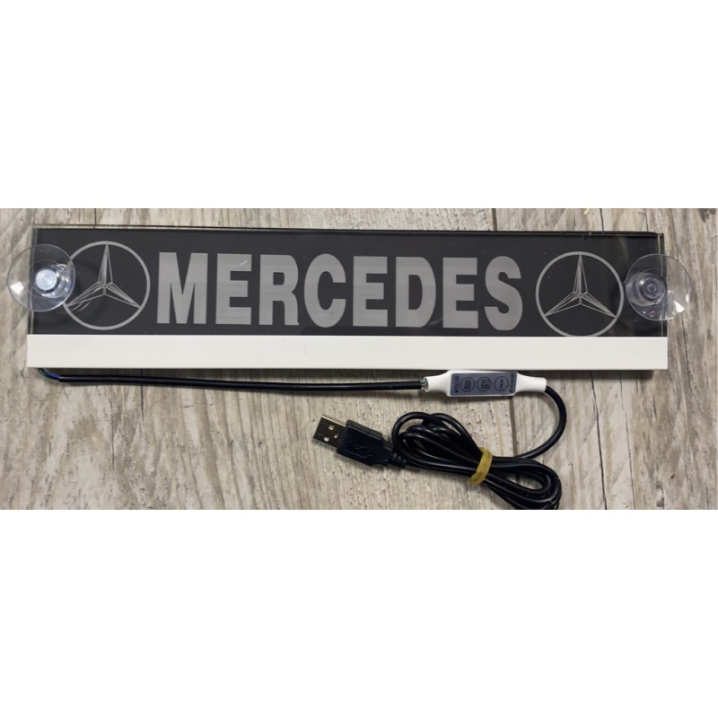 Plaque lumineuse MERCEDES