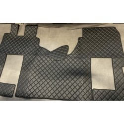 Tapis et Couvre Moteur Gaufré Noir pour Mercedes MP4 passager pneumatique