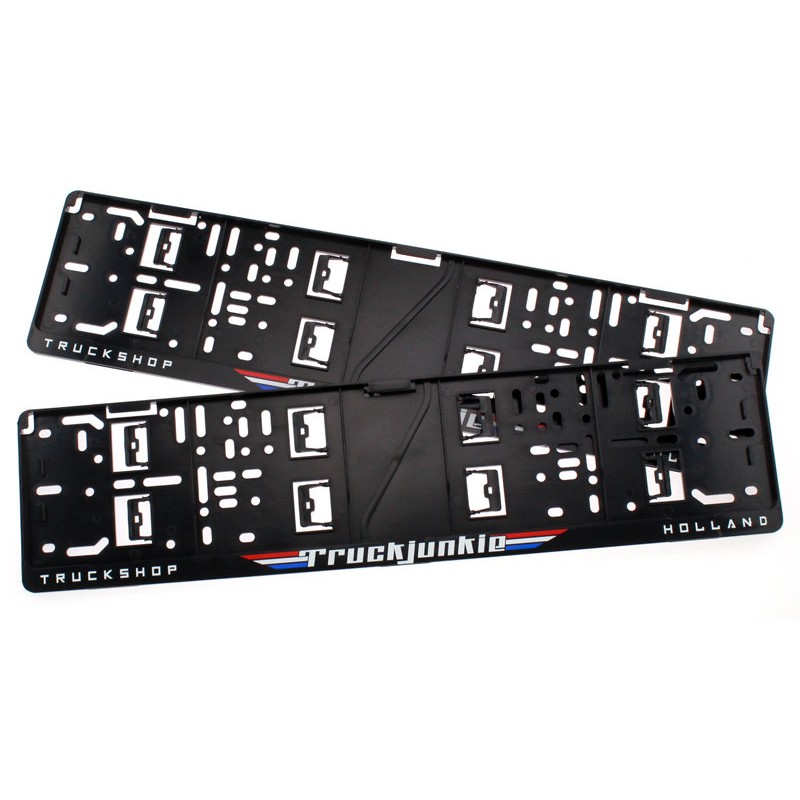 Porte Plaque - TRUCKJUNKIE TRUCKSHOP HOLLAND - FLAGS Porte Plaque - TRUCKJUNKIE TRUCKSHOP HOLLAND - FLAGS