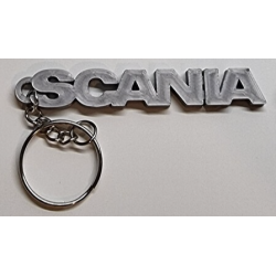 PORTE CLÉ SCANIA ARGENT