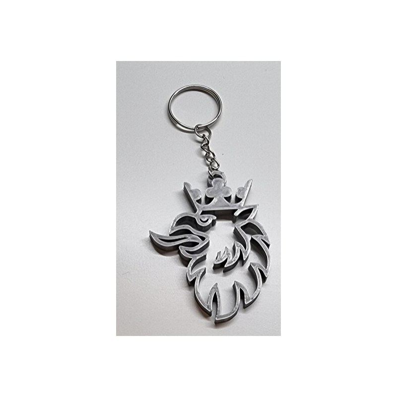 PORTE CLÉ GRIFFON ARGENT