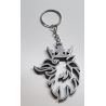 PORTE CLÉ GRIFFON ARGENT