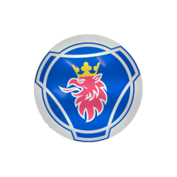 Enseigne Lumineuse - Scania Vabis diamètre 60cm