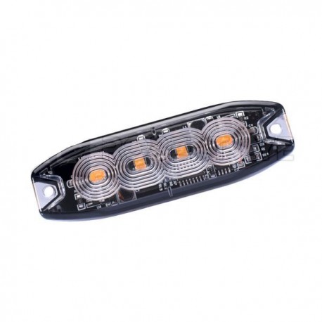 Feu flash 4 LED extra plat