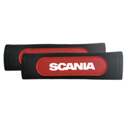 PROTÈGES CEINTURES SCANIA NOIR/ROUGE