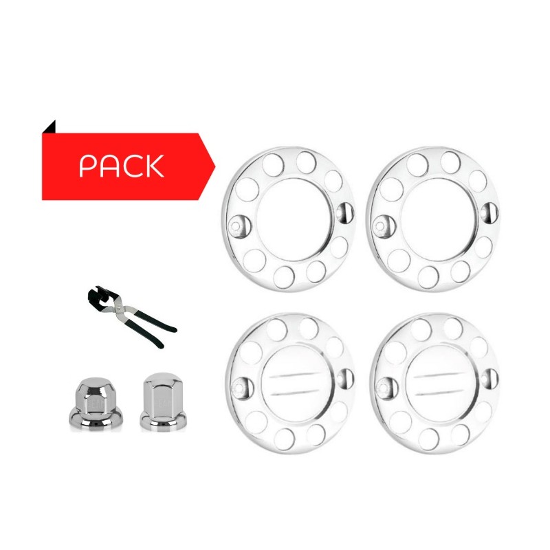 Pack Couronnes Creuses + Couronnes Traits + Cache-Ecrous + Pince