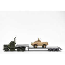 COFFRET MILITAIRE PORTE CHARS + TANK 1/43"