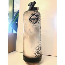 Extincteur VOLVO blanc/noir/bleu