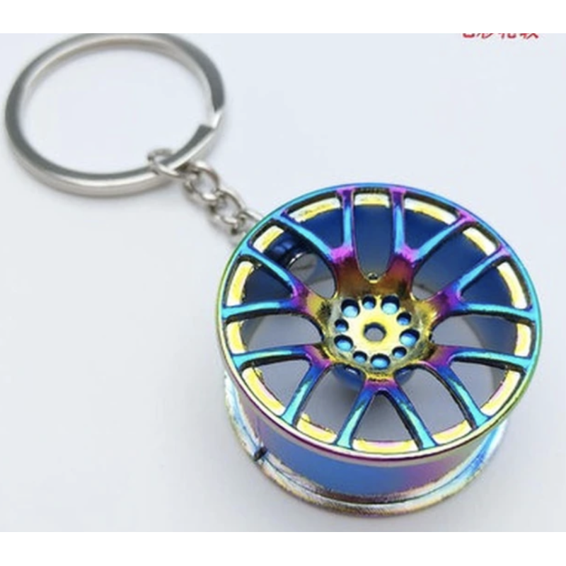 Porte-clé Jante Multicolore