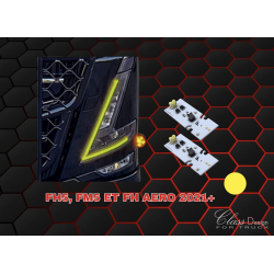 KIT DE CONVERSION DRL OLDSKOOL JAUNE - VOLVO FH5 FH5, FM5 ET FH AERO 2021+