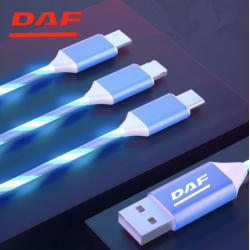 Câble de recharge rapide 3 en 1 Micro USB type-c