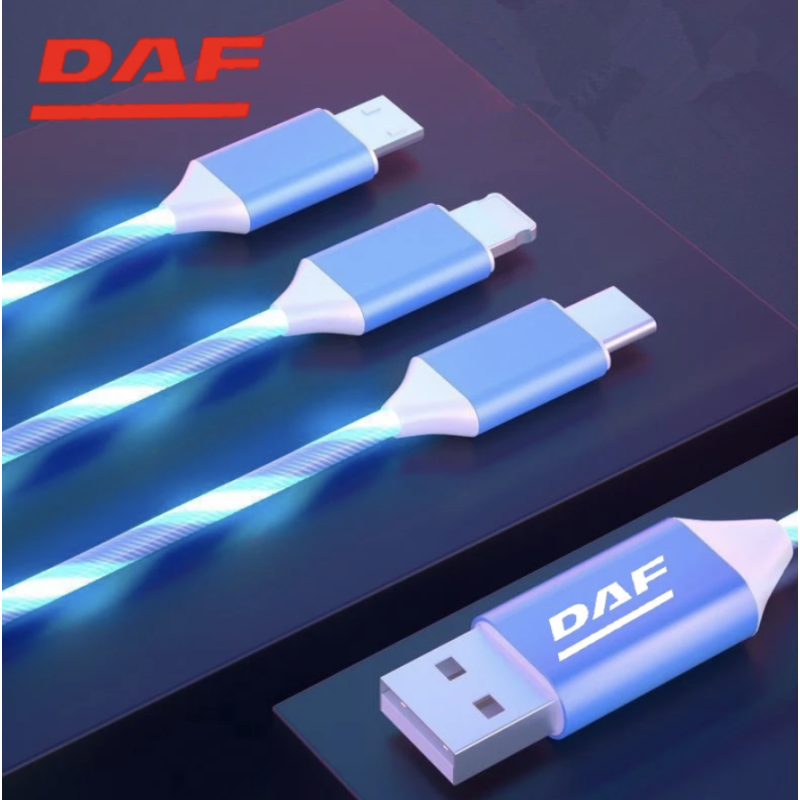 Câble de recharge rapide 3 en 1 Micro USB type-c