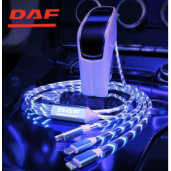 Câble de recharge rapide 3 en 1 Micro USB type-c