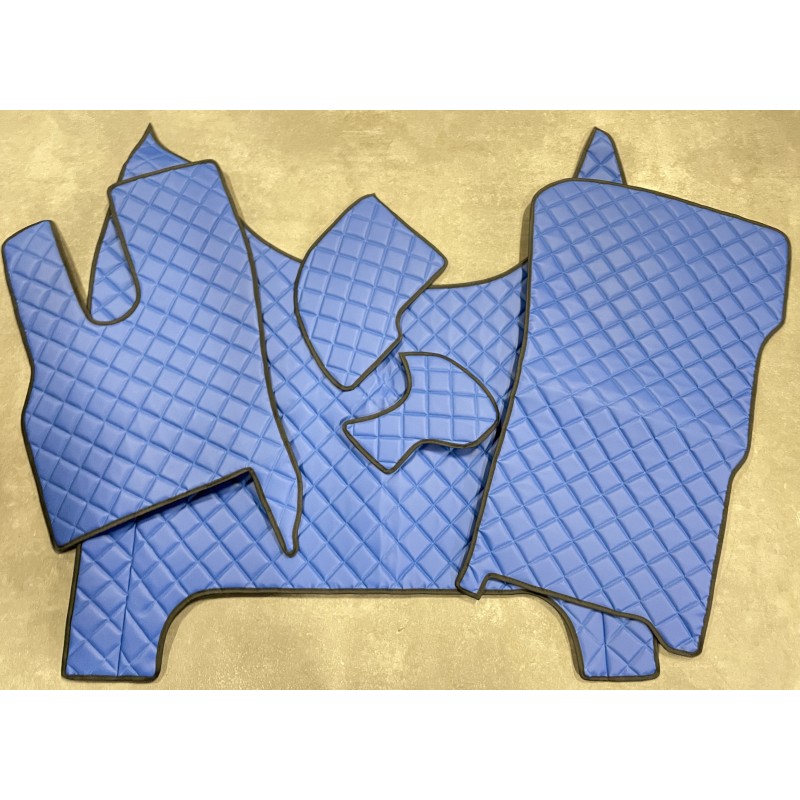 Tapis et Couvre Moteur DAF XF 2022 Gaufré Bleu Contours Noirs Tapis et Couvre Moteur DAF XF 2022 Gaufré Bleu Contours Noirs