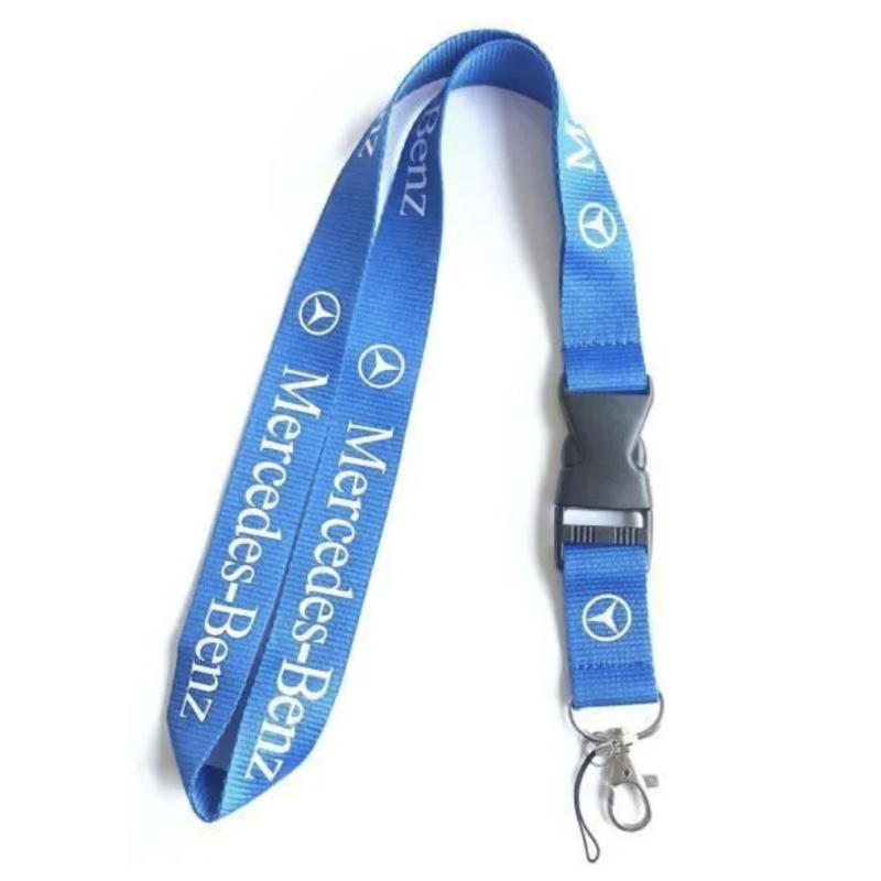 TOUR DE COU MERCEDES BLEU/BLANC