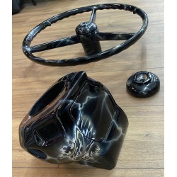 Pack Scania NG/R-série  Volant 3 branches - cache colonne - moyeu