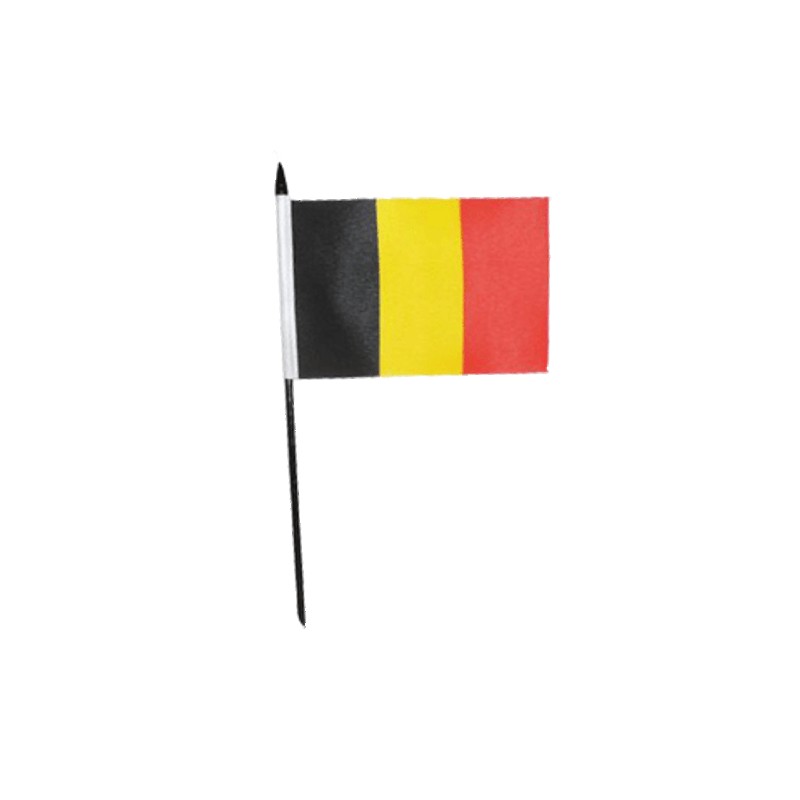 MINI DRAPEAU BELGIQUE - 15X10cm