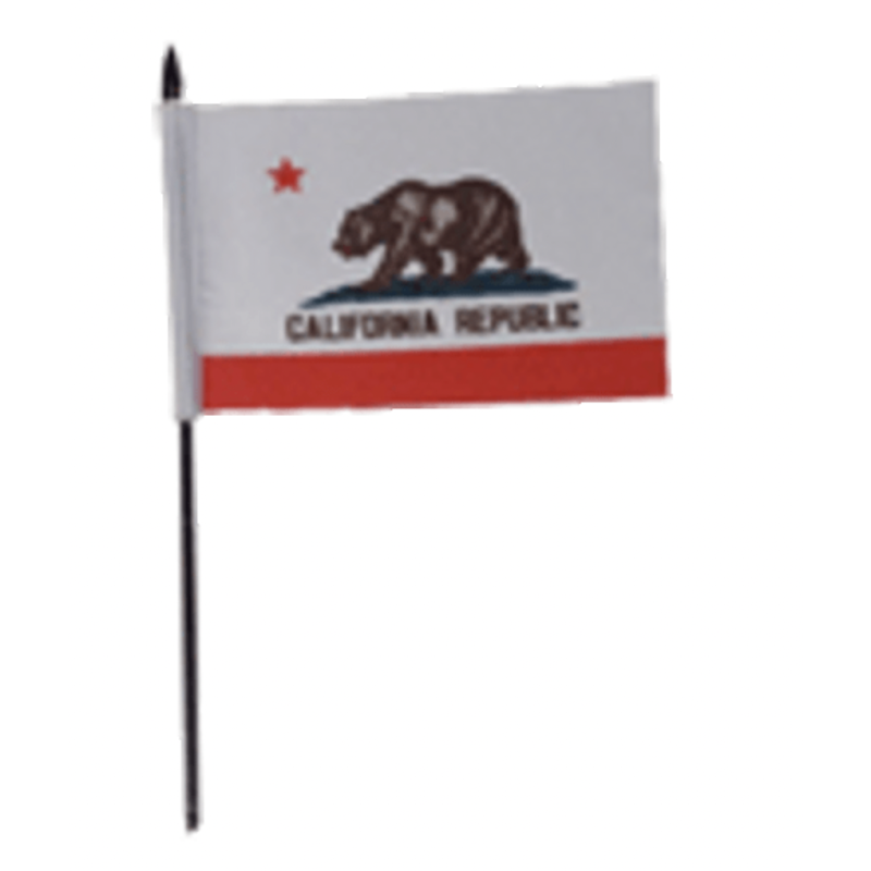 MINI DRAPEAU CALIFORNIA REPUBLIC - 15X10cm