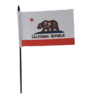 MINI DRAPEAU CALIFORNIA REPUBLIC - 15X10cm