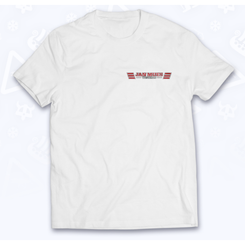 T SHIRT JAN MUES - BLANC T SHIRT JAN MUES - BLANC