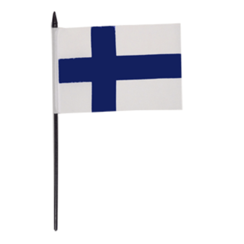 MINI DRAPEAU FINLANDE - 15X10cm