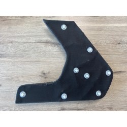 Panneaux de portes Scania NG R/S - capitonnés noirs boutons gris