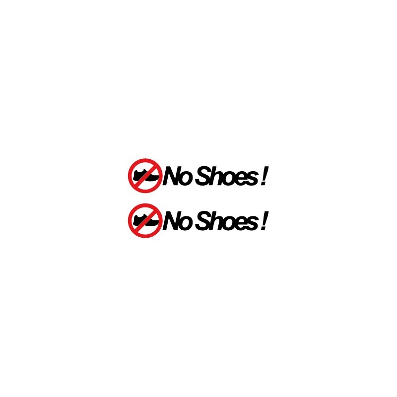 STICKERS NO SHOES NUMÉRO 3 STICKERS NO SHOES NUMÉRO 3