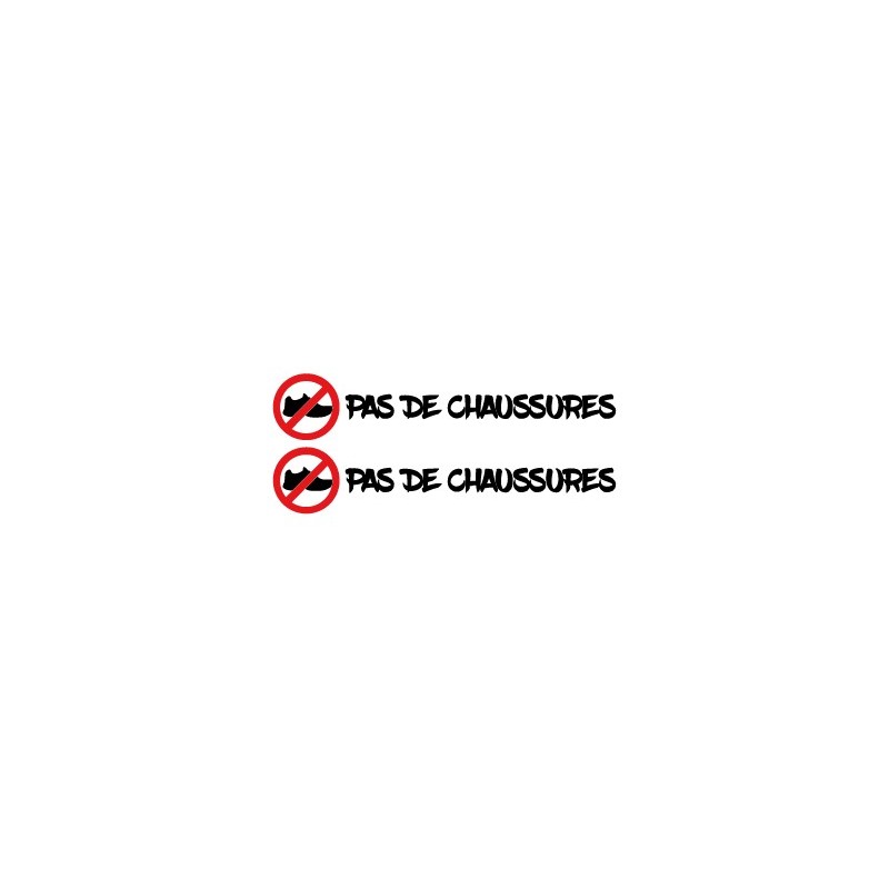 STICKERS PAS DE CHAUSSURES NUMÉRO 5 STICKERS PAS DE CHAUSSURES NUMÉRO 5