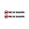 STICKERS PAS DE SOULIERS NUMÉRO 6