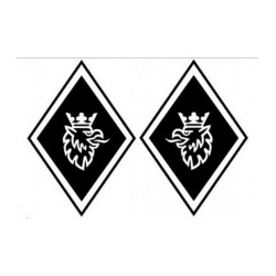 STICKERS LOSANGE SCANIA NUMÉRO 40