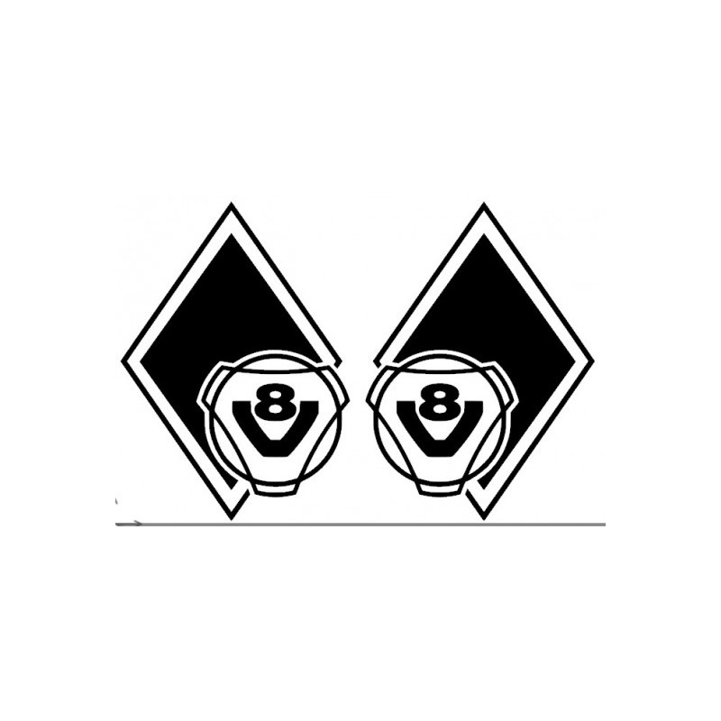 STICKERS LOSANGE SCANIA NUMÉRO 43