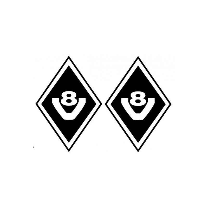 STICKERS LOSANGE SCANIA NUMÉRO 44