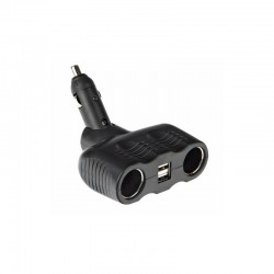 Double prise duo 12/24V USB