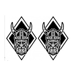 STICKERS LOSANGE VOLVO NUMÉRO 51