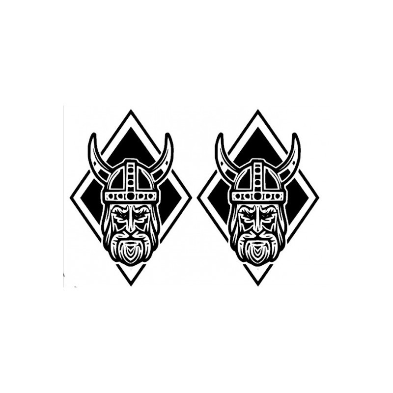 STICKERS LOSANGE VOLVO NUMÉRO 51